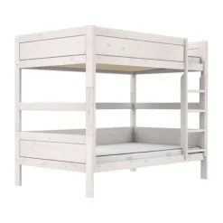 Life Time Stapelbed Premium - White Wash - 120 cm