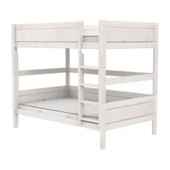 Life Time Stapelbed Premium - White Wash - 120 cm