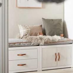 LIFETIME Boekenkast - Set van 3 - Wit - 1 Vak