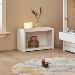 LIFETIME Boekenkast - Set van 3 - Wit - 1 Vak