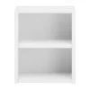 LIFETIME Boekenkast - Wit - 2 Vakken
