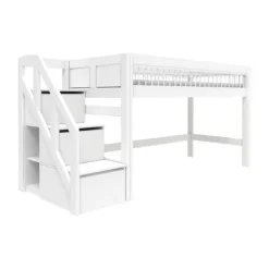 LifeTime Breeze Halfhoogslaper – Trapkast – Luxe Lattenbodem