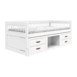 LifeTime Breeze Kajuitbed – Met Boekenkast – Luxe lattenbodem