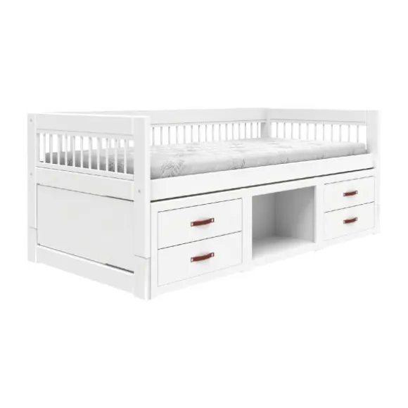 LifeTime Breeze Kajuitbed – Met Boekenkast – Luxe lattenbodem