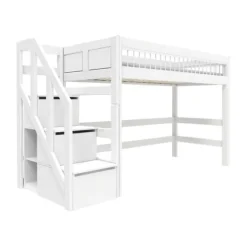 LifeTime Breeze Lage Hoogslaper – Trapkast – Luxe Lattenbodem