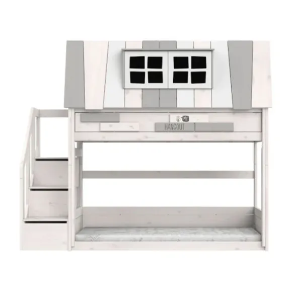 LIFETIME Kidsroom Stapelbed Met Trapkast - Premium Rolbodem