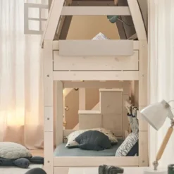 LIFETIME Kidsroom Stapelbed Met Trapkast - Premium Rolbodem