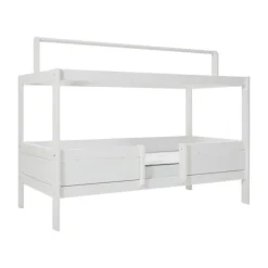 LIFETIME Kidsrooms 4 in 1 Bedcombinatie Met Dak Wit Gelakt