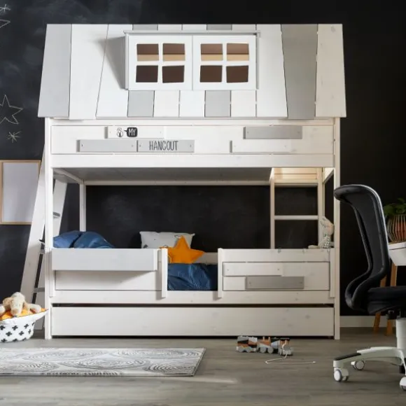 LIFETIME Kidsrooms Avonturenbed Hangout Whitewash