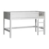 LIFETIME Kidsrooms Halfhoogslaper Luxe Rechte Trap Whitewash