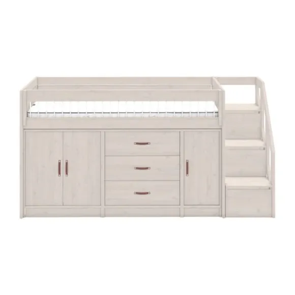 LIFETIME Kidsrooms Halfhoogslaper All-In-One Luxe Whitewash