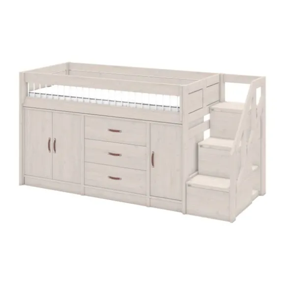 LIFETIME Kidsrooms Halfhoogslaper All-In-One Luxe Whitewash