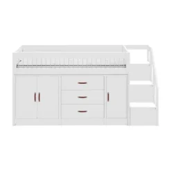 LIFETIME Kidsrooms Halfhoogslaper All-In-One Luxe Whitewash