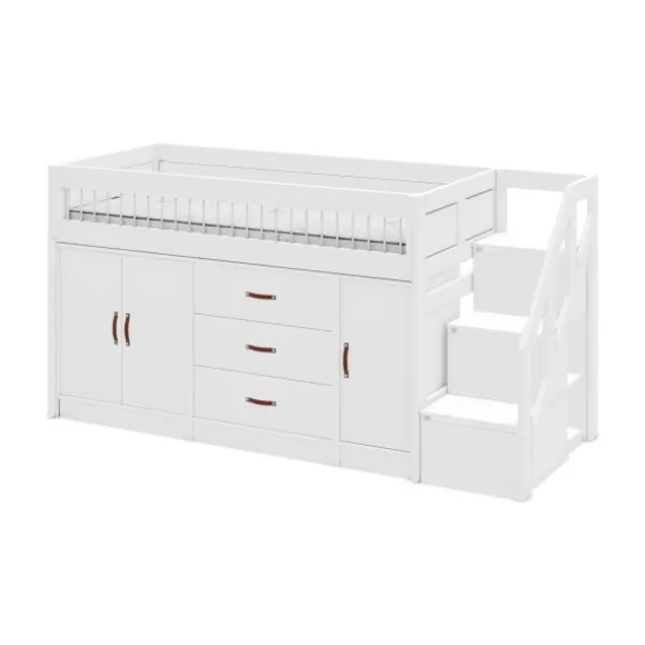 LIFETIME Kidsrooms Halfhoogslaper All-In-One Luxe Whitewash