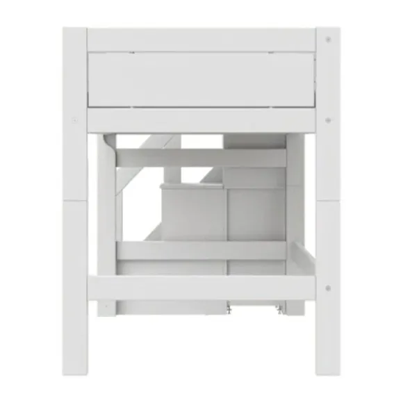 LIFETIME Kidsrooms Halfhoogslaper met Trapkast – 90x200 cm – Premium Rolbodem