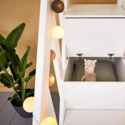 LIFETIME Kidsrooms Halfhoogslaper Lakehouse Luxe Wit Gelakt