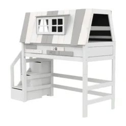 LIFETIME Kidsrooms Hoogslaper - My Hangout - 152 cm - Luxe Lattenbodem