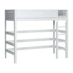 LIFETIME Kidsrooms Hoogslaper Luxe Rechte Trap Whitewash