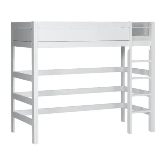 LIFETIME Kidsrooms Hoogslaper Luxe Rechte Trap Whitewash
