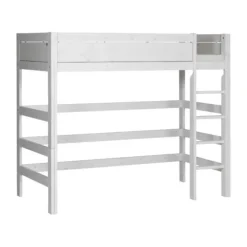 LIFETIME Kidsrooms Hoogslaper Luxe Rechte Trap Whitewash