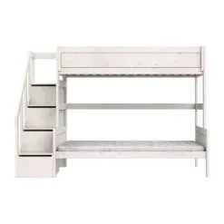 LIFETIME Kidsrooms Stapelbed Family Met Trapkast - Premium - 90/120 x 200 cm