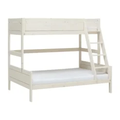 LIFETIME Kidsrooms Stapelbed Family Luxe Whitewash 140 x 200 cm