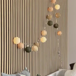 LIFETIME Lichtslinger - Cotton Ball Lights - Beach Blue