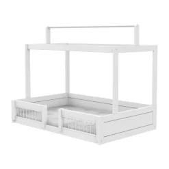 LIFETIME Montessori Hutbed - 120 x 200 cm - Wit