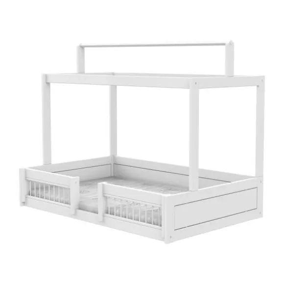 LIFETIME Montessori Hutbed - 120 x 200 cm - Wit