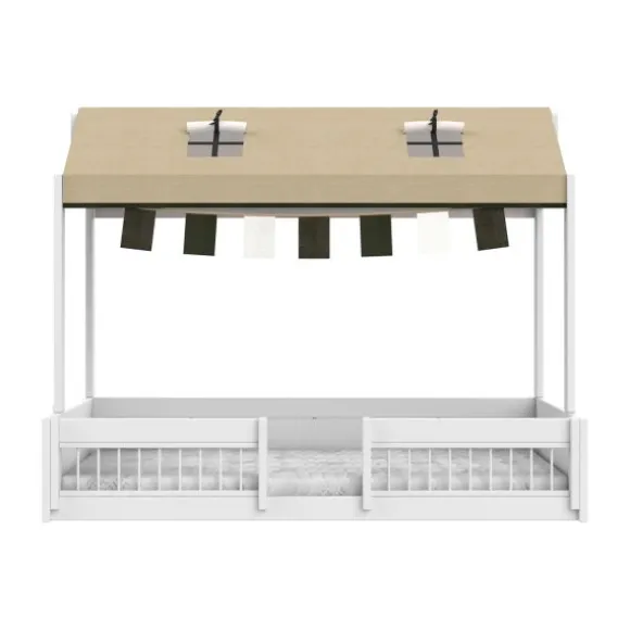 LIFETIME Montessori Hutbed - 120 x 200 cm - Wit