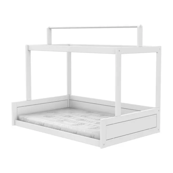 LIFETIME Montessoribed Met Dakconstructie - Wit