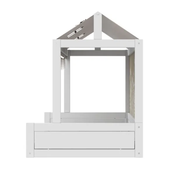 LIFETIME Montessoribed Met Dakconstructie - Wit