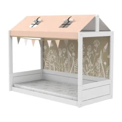 LIFETIME Montessoribed Met Dakconstructie - Wit