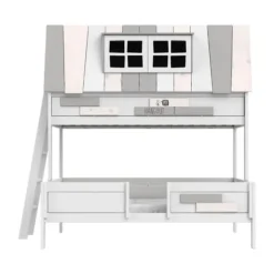 LIFETIME My Hangout Stapelbed - White Wash