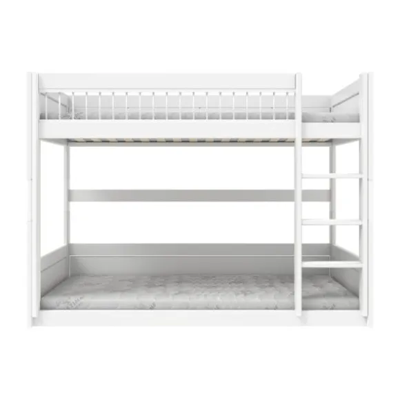 LifeTime Stapelbed – Laag – Luxe Lattenbodem – Wit Gelakt