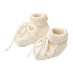 Little Dutch Gebreide Slofjes - Off White