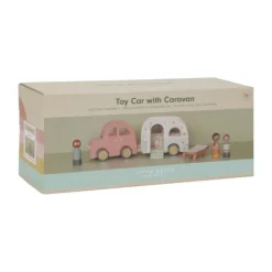 Little Dutch Houten Auto Met Caravan
