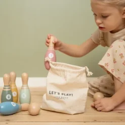 Little Dutch Houten Bowlingset