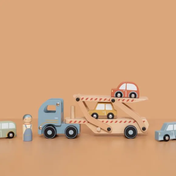 Little Dutch Houten Truck Met Oplegger