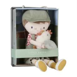 Little Dutch Knuffelpop Boer Jim Met Kip - 35 cm