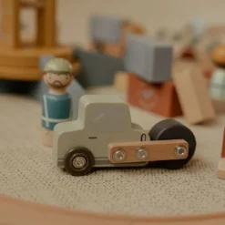 Little Dutch Kraan Set Met Treinbaan