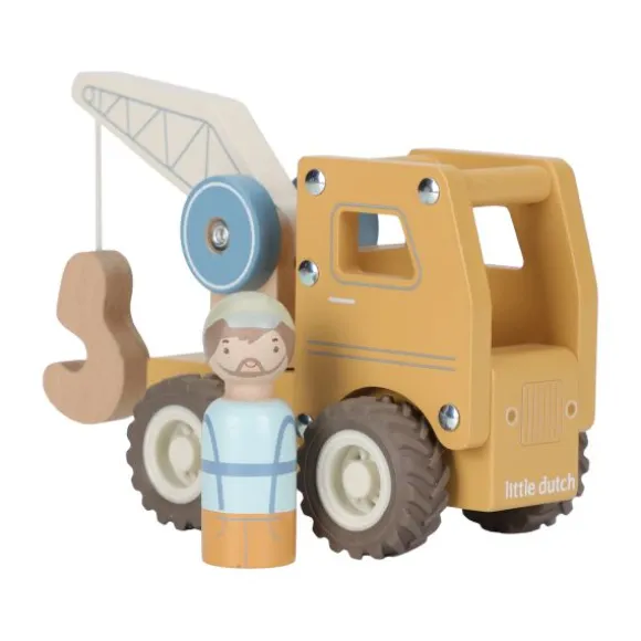 Little Dutch Kraanwagen Inclusief Pegdoll – Hout