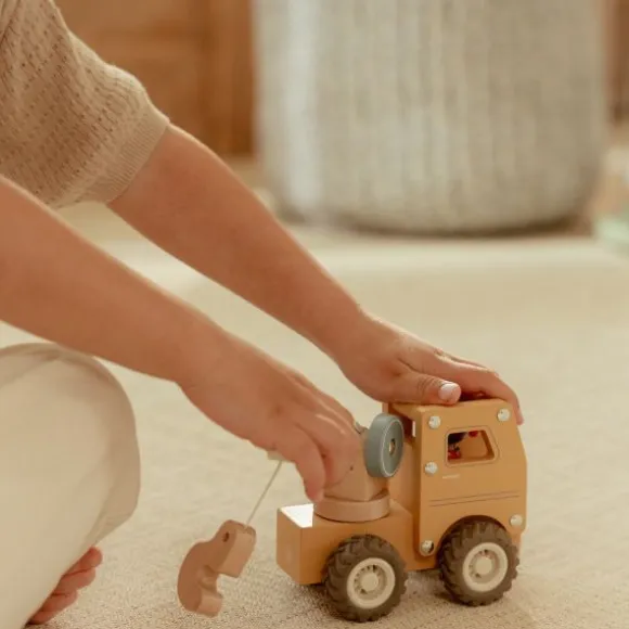 Little Dutch Kraanwagen Inclusief Pegdoll – Hout