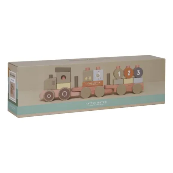 Little Dutch Little Farm Tractor Blokkentrein