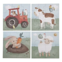 Little Dutch Little Farm Puzzel - 4-in-1