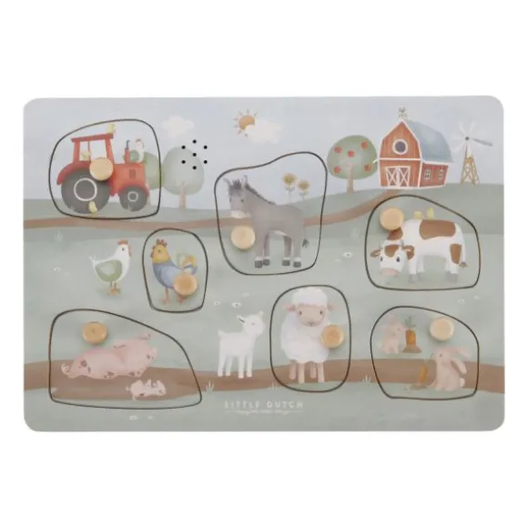 Little Dutch Little Farm Geluidenpuzzel