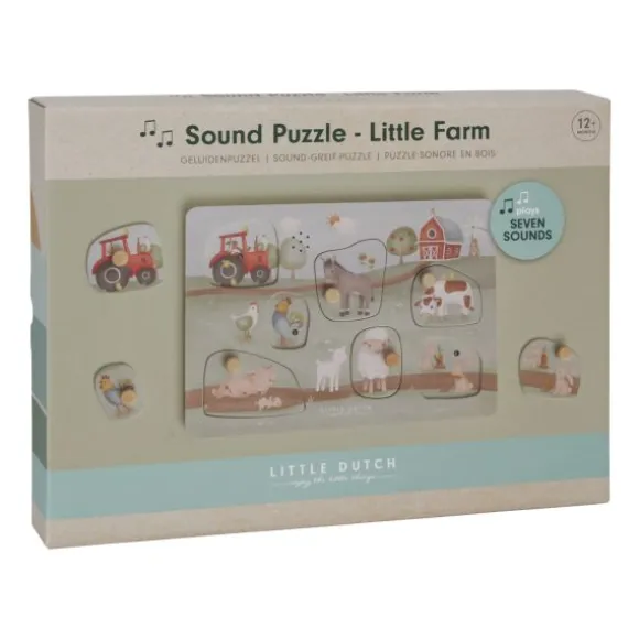 Little Dutch Little Farm Geluidenpuzzel