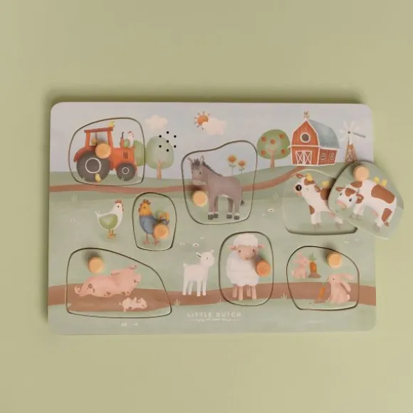 Little Dutch Little Farm Geluidenpuzzel