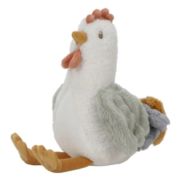 Little Dutch Little Farm Kip Knuffel - 17 cm