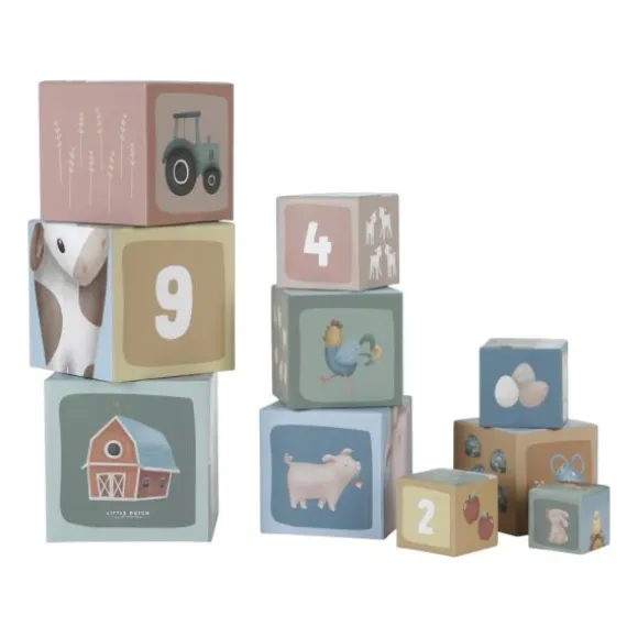 Little Dutch Little Farm Stapelblokken